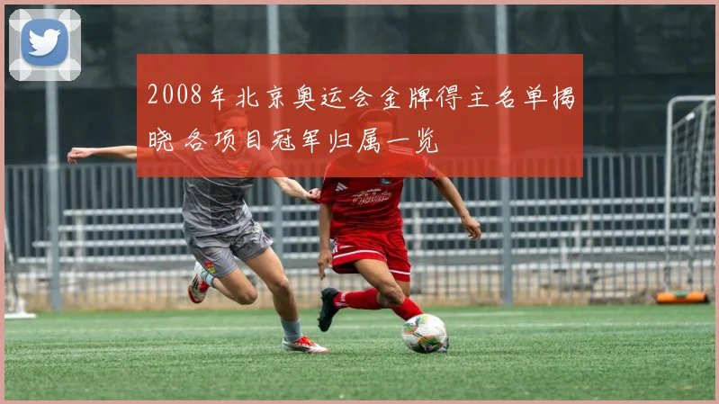 2008年北京奥运会金牌得主名单揭晓 各项目冠军归属一览